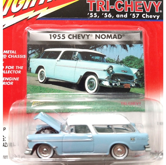 Johnny Lightning '1955 Chevy Nomad' Die-Cast  - 1:64 Scale *NEW* - Picture 2 of 3